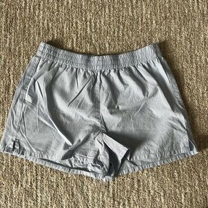 100% cotton Artizia Sunday Best Eva 3" blue striped shorts